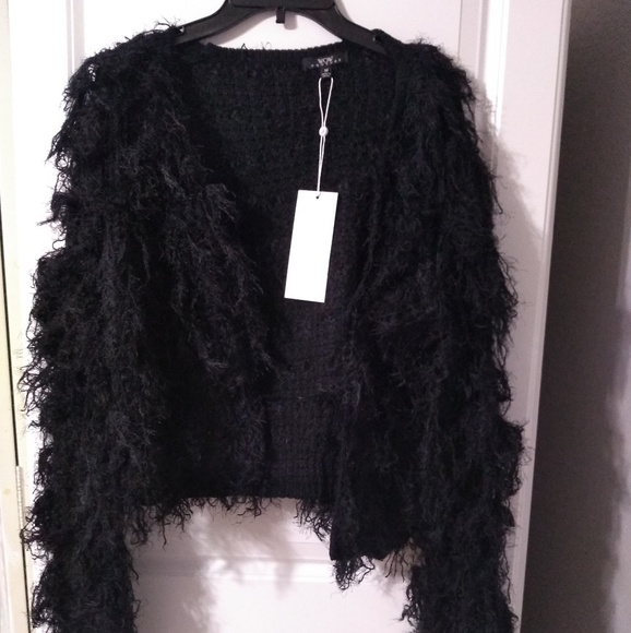 Black fur jacket - Picture 4 of 4